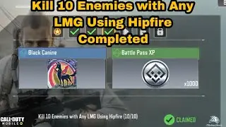 How to Kill 10 Enemies with Any LMG Using Hipfire Cod Mobile 2023