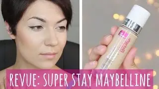 MEILLEUR fond de teint pour PEAU GRASSE ? 🤔 REVUE | FOND DE TEINT SUPERSTAY DE MAYBELLINE