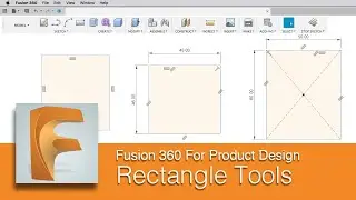 DART 158 F Fusion 360: Rectangle Tools