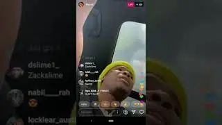 lil keed roasts someone driving a wind up car 😂 ig live 17/06/2020