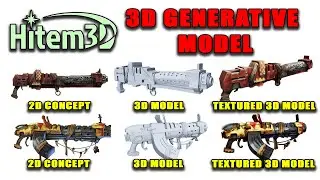 IA g&eacute;n&eacute;rative 3D - Forge de grands mod&egrave;les 3D de fusils &ndash; Armes orques de Warhammer 40K