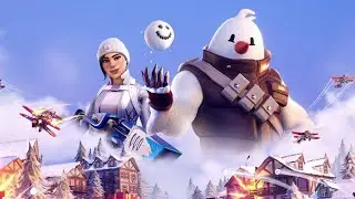 Fortnite Snowmando Skin! Game play And Review!