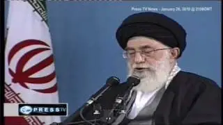Khamenei: Israel and US are the arch enemies of the islamic revolution - Iran 26 Jan 2010