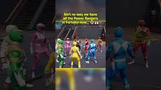 NO WAY ALL THE POWER RANGERS ARE IN FORTNITE!!!!