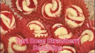 Tart Ros / Rose Tart | Cantik, Rapuh & Cair di Mulut! (Resepi Mudah)