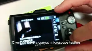 Olympus Stylus TOUGH TG-3 Microscope Testing