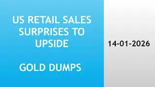 US RETAIL SALES SURPRISES TO UPSIDEGOLD DUMPS