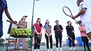 10-Day Free Women&rsquo;s Youth Tennis Training Camp Kicks Off at PTF #pakistantennis #tennis