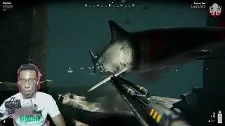 A SCHOOL OF SHARKS WASAFTERME AND I GAVE UP! Death In The Water 2  Ep #3