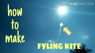 HOW TO MAKE DIAMOND KITE // DIY PLASTIC KITE // EASY FLYING KITE // Vlog:03