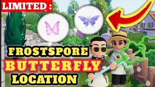 Heartopia | Winter Frost Guide: How to get FROSTSPORE BUTTERFLY #heartopia #howto 