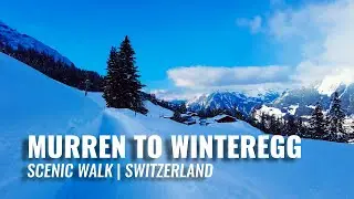 Walking in Switzerland Mountains 4K | M&uuml;rren to Winteregg