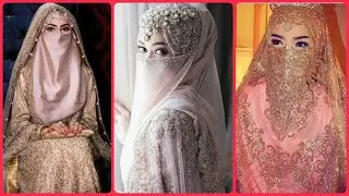 Most Beautiful & Very Attractive Niqab Bridal Dress and Jewellery Ideas