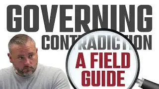 Tommy Miller: A Field Guide to Governing Contradiction