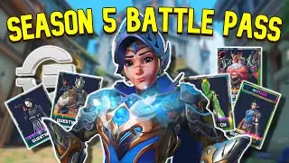 SEASON 5 Battle Pass Overview! NEW Skins, Questwatch, and More! (Overwatch 2)