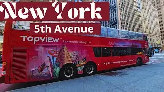 LUXURY BRAND SHOPPING NYC 🛍, on Fifth Avenue, NYC 4K UHD