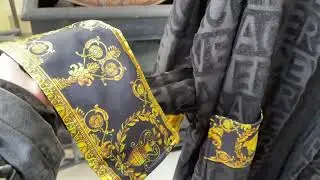 V-ersace I BAROQUE BATHROBE black