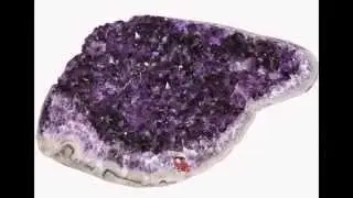 Amethystdrusen und Amethyst Steine