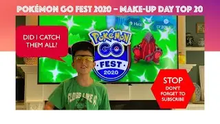 Sam's Wacky World Top 20: Pokemon Go Fest 2020 Make-up Day 3 with Fire, Water and Friendship Types
