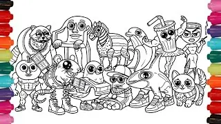 Brainrot New Coloring Pages/How To Color Brainrot characters/Ncs Music
