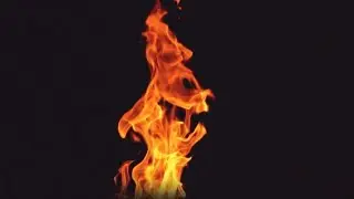 Black screen magic power ....Fire effect