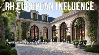 Inside a Modern Classic RH Home Inspired by European Design with Refined, Luxurious Living Spaces
