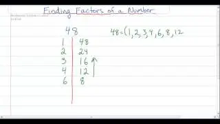 Finding Factors of a Number