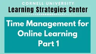 Time Management for Online Learning, Part 1, Workday Structure