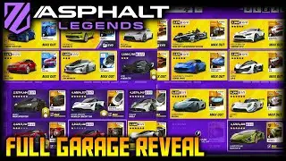 End of Year Asphalt Legend Garage Reveal!! (SPOILER: I got a couple new cars)