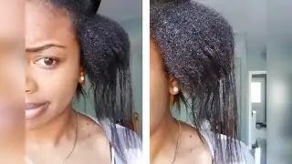 Comment avoir des cheveux naturels après un défrisant sans les couper #transition