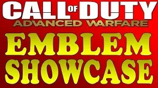 30+ EMBLEM SHOWCASE - COD Advanced Warfare Emblem Tutorial