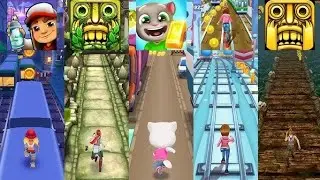 Subway Surfer Jake 🆚 Tom Gold Runner 🆚 Temple Adventurer 🆚 Temple Escape 🆚🌪️🔥 EPIC RUNNER BATTLE