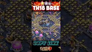 TH18 ANTI 2 STAR LEGEND + WAR BASE || TH18 PRO BASE #coc #clashofclans #supercell