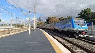 Treno IntercityNotte+Locomotore E464.238+E464.397 IntercityNotte 795 Torino P.N.-Reggio di C.C.