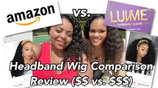 Amazon VS. Luvme Hair (Headband Wig Review-DEEP WAVE)
