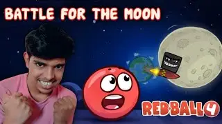 Red Ball 4 🌕 Battle for the Moon | Moon Mission Gameplay Hindi 🎮🔥