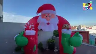 INFLABLE *ARCO DE SANTA* - 2,4 mts. ALTURA - 5 Leds (DIA)