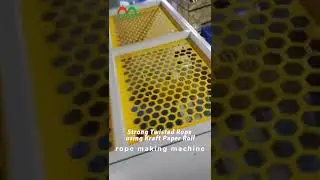 Twisted Paper Rope Machine（dia:3-4cm） #machine  #paperproductmakingmachinery