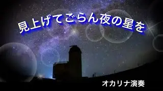 『見上げてごらん夜の星を』オカリナ演奏