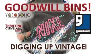 I tried something new! 👕 THRIFT WITH US - Cleveland GOODWILL BINS & Volunteers of America THRIFT! 🙂