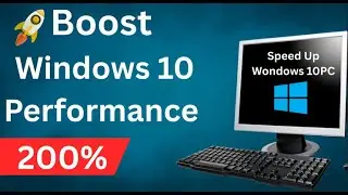 Boost Windows 10 Speed 200% | Easy Performance Fixes (2025)
