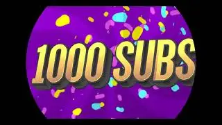 1000 subscribers intro template || free to use || no copyright || YRCREATION