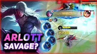 ARLOTT ROAMER IS CRAZIER THAN KADITA/NATALIA ROAMER 【Mobile Legends】
