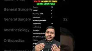 FMGE January 2026 exam stategy 💯🔥..#neetpg #pwmeded #rishabhjain #fmge2026 #physicswallah