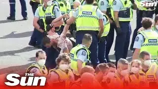 Covid-19 - New Zealand police make arrests as anti-covid mandate protests enter third day