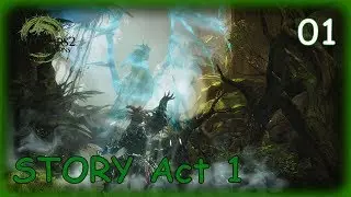 GW2 HEART OF THORNS Gameplay - RANGER DRUID - STORY ACT 1 & 2 Full Walkthrough (No Commentary) #1
