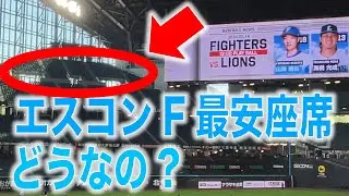 エスコンFで最も安い座席ってちゃんと試合観れるの!?[5.14 VS.西武]