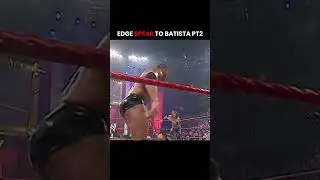 Edge Spear To Batista PT2 #wwe #batista