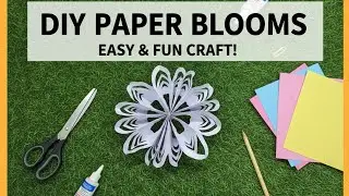Easy 3D Paper Flower DIY Tutorial 🌸 | Quick & Stunning Craft for Beginners