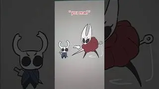 skill issue 😔😔😔 #hollowknight #hornet #silksong #digitalart #art #animation #comedy #memes #shorts